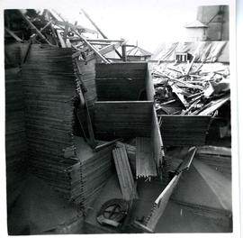 Bomb damage sustained by Cranfield's Mill during World War II
