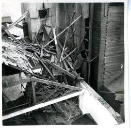 Bomb damage sustained by Cranfield's Mill during World War II