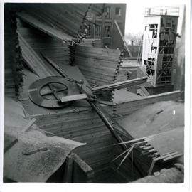 Bomb damage sustained by Cranfield's Mill during World War II