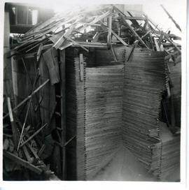 Bomb damage sustained by Cranfield's Mill during World War II