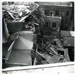 Bomb damage sustained by Cranfield's Mill during World War II