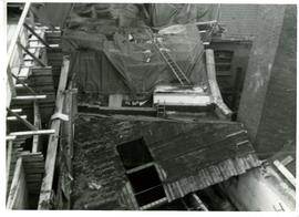 Bomb damage sustained by Cranfield's Mill during World War II