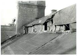 Bomb damage sustained by Cranfield's Mill during World War II