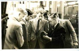 Guests being shown around