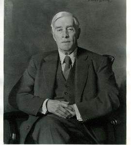 Photograph of a painting of Mr Samuel Armstrong