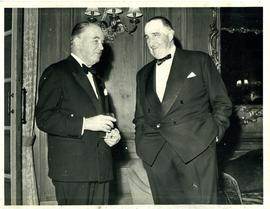 Two Men pictured at the Dorchester Hotel, Park Lane