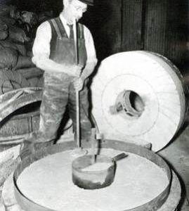 The process of making a composite millstone