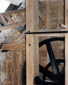 Spur wheel and ladder, French's Mill, Chesterton