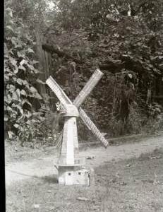 "Model of smock mill by CJF Buckland"