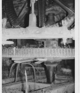 Astwick Mill, Astwick, internal, pit wheel and wallower