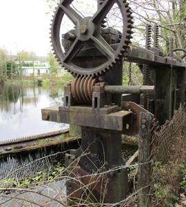 Langcliffe Mill sluice gate