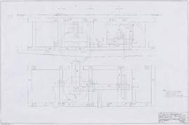 Elevation and plan view of revised hurst frame