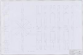 Detail of centre waterwheel arms and complex joints