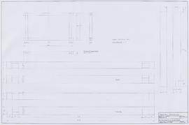 Outline and detail of flume frames