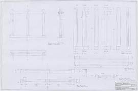 Outline and detail of flume headgates