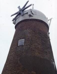 "Wymondham Mill, Leics,  6 sail windshaft"