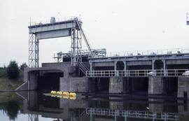 "Fens, Denver, old and new sluice gates"