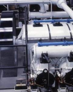 "Fens, St Germans, diesel pump & flywheel"