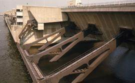 "Holland.  Haringvliet Sluice"