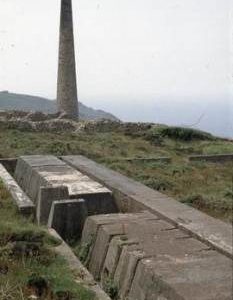 "Cornwall. Botallack Base for stamps"