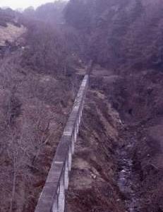 "Laxey Wheel Rodding Arches From Top"