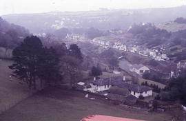 "Laxey Wheel View down Valley"