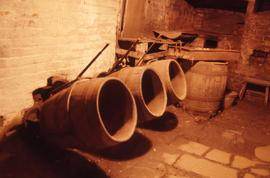 "Redditch Forge Mill - Barrels for drying"