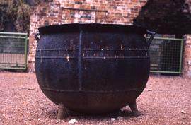 "Coalbrookdale Cast Iron Pot"