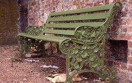 "Coalbrookdale Cast Iron Seat"