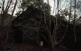 "Duddon Furnace, outside Charcoal sheds"
