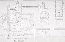 Horsewheel, B&W drawing