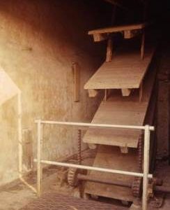 Stretham Old Engine - interior - scoop wheel