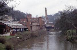 "Masson Mill & River, Matlock Bath"