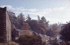 "New Lanark. Falls of Clyde"