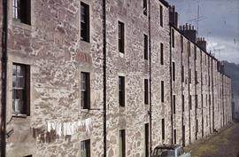 "New Lanark Houses, looking S."