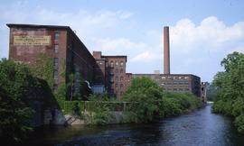 "Lowell, USA, Massachusetts Mills & Concord River"