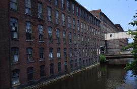 "Lowell, USA, Hamilton Canal & Appleton Mill"
