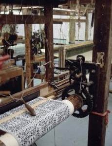 "Braintree Silk Museum Gearing on front beam"