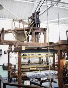 "Braintree Silk Museum Brocade loom"