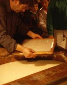 "Fabriano museum - Mould to be passed to coucher"