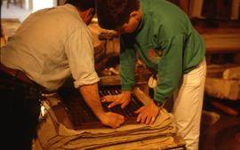 "Fabriano museum - Couching mould"