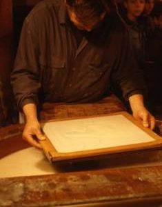 "Fabriano museum - draining mould"