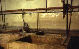 "Italy, Pescia - vat house"