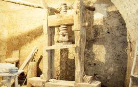 "Italy, Amalfi - paper museum - Dry screw press"