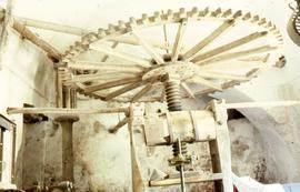 "Italy, Amalfi - paper museum - Large screw press"