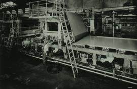 "Papermaking - Top former on Machine at Darwen"