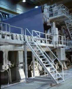 "Austria Lykam Mill - west end of paper machine"