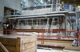 "Austria - Lyken Mill, Head box of paper machine"