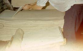 "Wookey Hole - Laying off sheet"