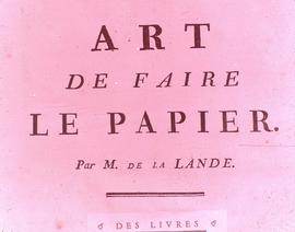 The art of paper-making (17th century method)